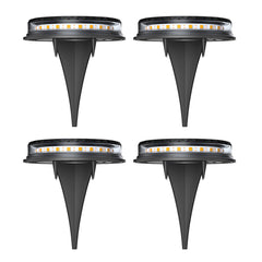 LED Solar Ground Lights Floor Decking Outdoor Garden Lawn Path Lamps Waterproof