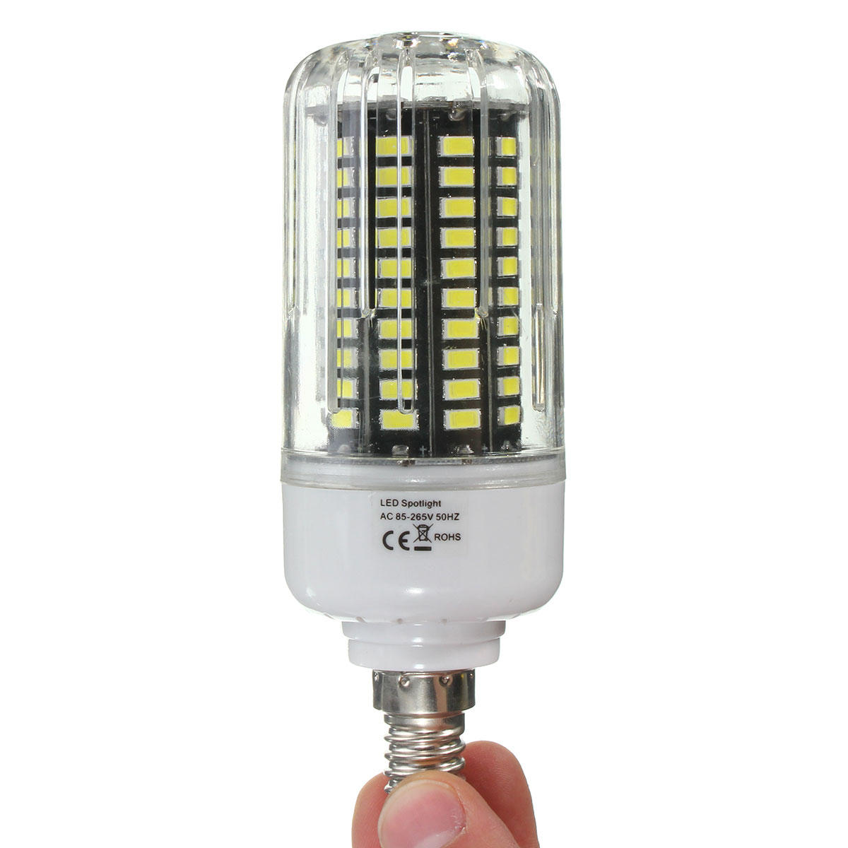 120 SMD 5736 LED White Warm White Natural White Cover Corn Ligh Lamp Bulb AC85-265V
