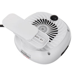 Compact Wall-Mounted Electric Space Heater Fan - 2 Gear PTC Ceramic Warmer for Home & Office
