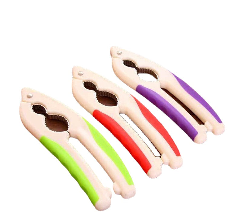 18X5.3cm Pencan Nutcracker Sheller Walnut Convenient Plier Walnut Almond Pecan Clip 3 Color