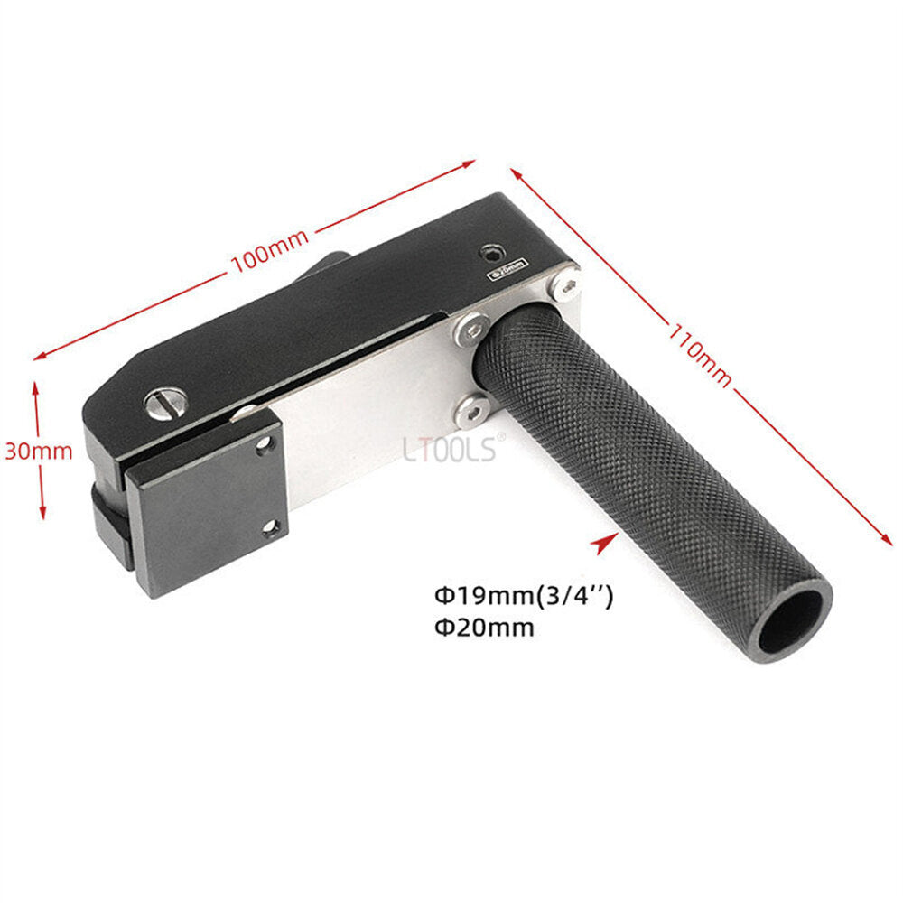 Sturdy Stainless Steel Woodworking Desktop Press, Adjustable 19mm/20mm, Lightweight, Durable, Easy to Use, 340g