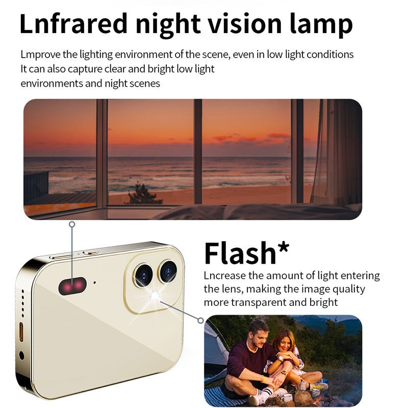3-inch IPS Touch Screen Digital Camera – 1080P HD, 16X Zoom, Anti-Shake, OTG & Live Streaming
