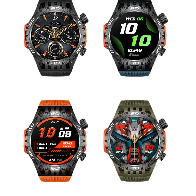 1.46" HD Smart Watch: Bluetooth Call, Heart Rate, Blood Pressure, SOS, Sleep Monitor, 10M Waterproof, Multi-Sport, Music Playback