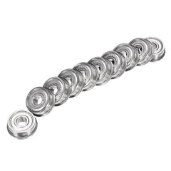 10pcs F606ZZ Flange Ball Bearings 6x17x6mm Flange Size 19x1.2mm