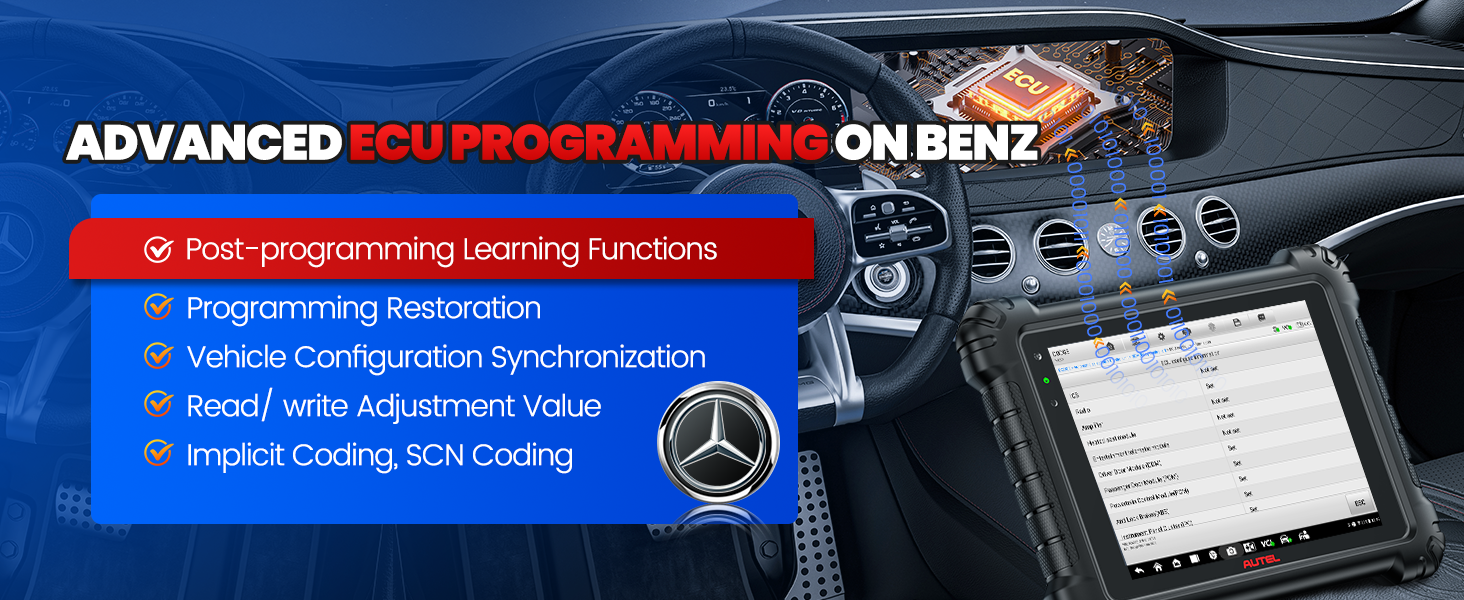Car Diagnostic Scanner, ECU Programming, 3000+ Active Tests, 40+ Reset Services, OEM Diagnostics, CAN FD & DoIP