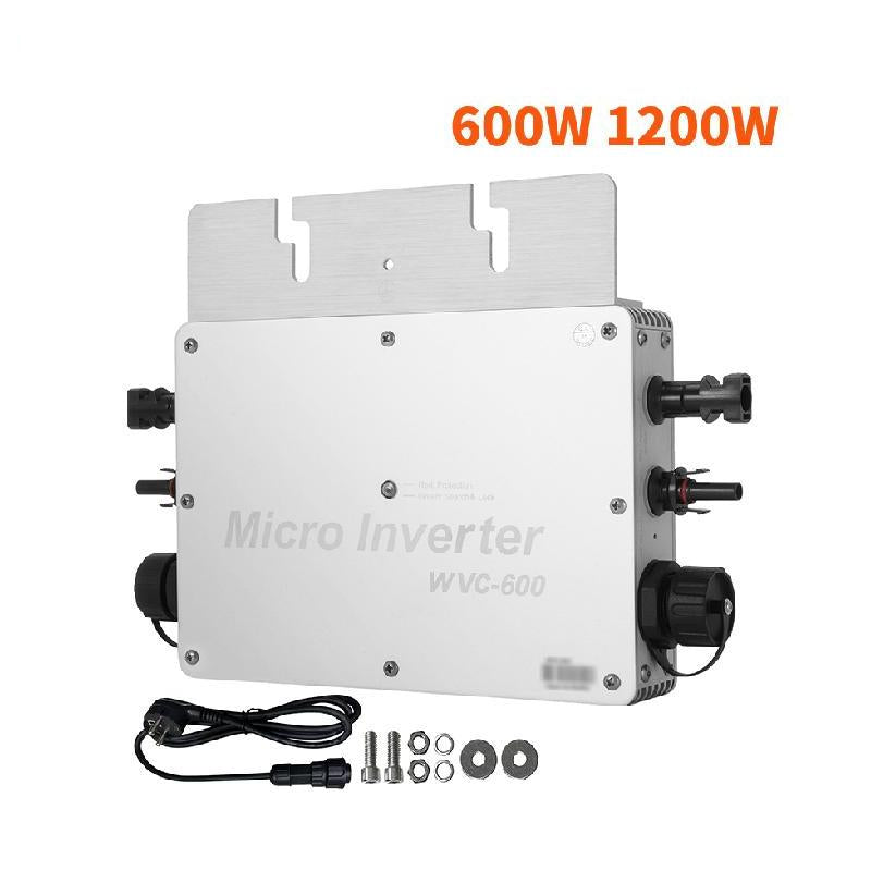 600W Solar Grid Tie Micro Inverter MPPT DC 22-50V to AC 220V/110V Waterproof IP65 Converter for Household Appliances