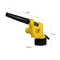 2IN1 55800mAh Cordless Blower & Air Vacuum Dust Leaf Cleaner Handheld 2 Lithium Battery