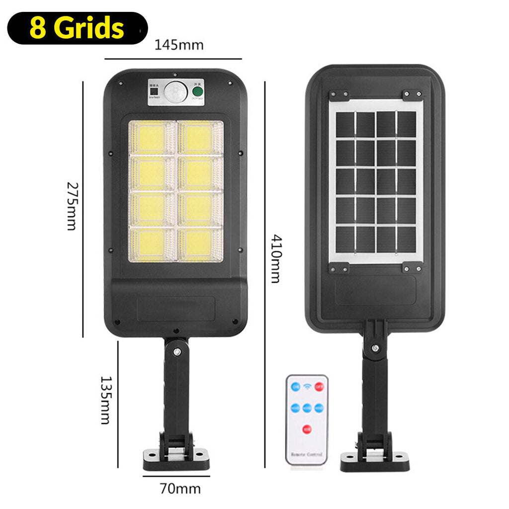 160COB Light Rechargeable Solar Power Street Light Solar Panel Lamp