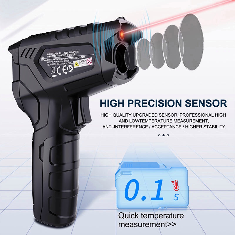 Non-Contact Laser Infrared Thermometer For Cooking Repairs Industrial