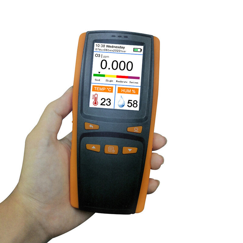 Portable Ozone Analyzer Multifunctional O Ozone Meter Intelligent Sensor Air Quality Pollution Monitor