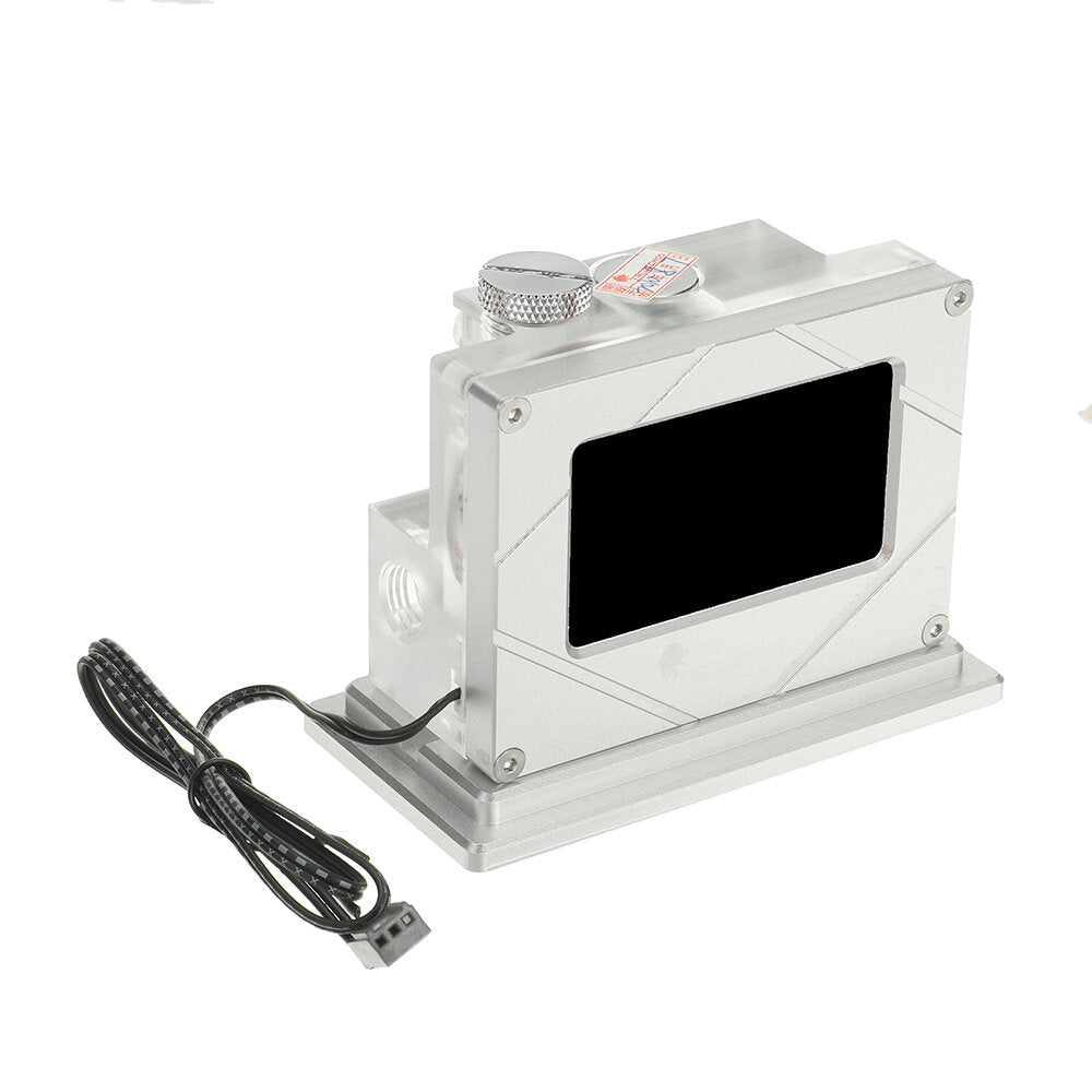 Desktop Version Intelligent Water Cooling System Monitor Temperature Flow Rate Air Pressure Water Pump PWM Black/Silver