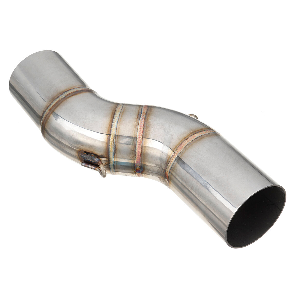 Stainless steel Motorcycle Exhaust Mid Pipe Link Pipe For Boehner 502X 48mm