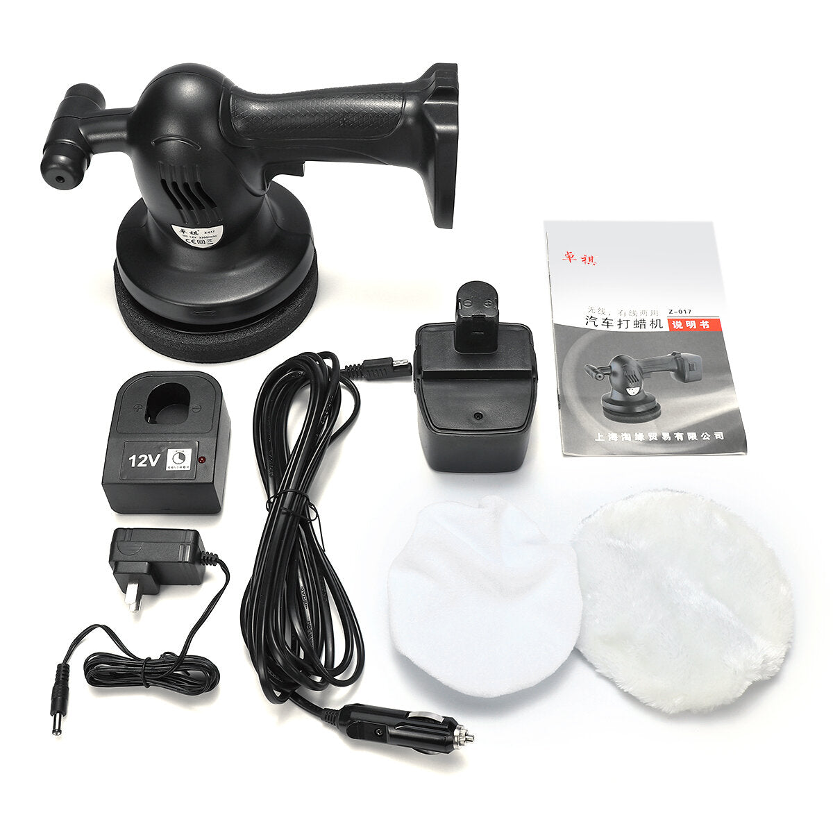 800W Polisher Adjustable Speed Furniture Polishing Waxing Machine For Car