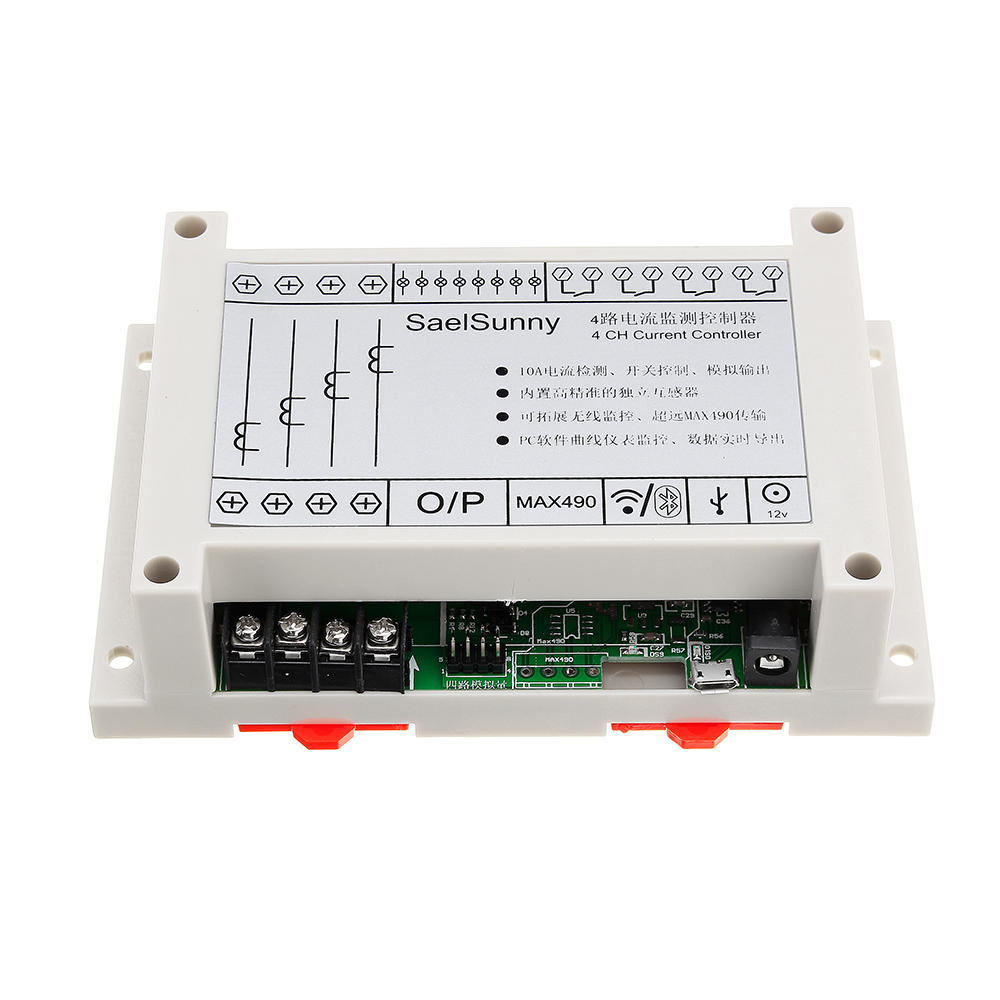 4 Channel 4CH Current Controller Switch Control Monitoring Relay Module