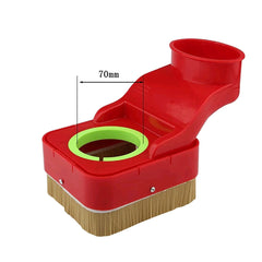 CNC Dust Cover Brush Spindle Woodworking Engraving Milling Machine Cleaner Dust Collector