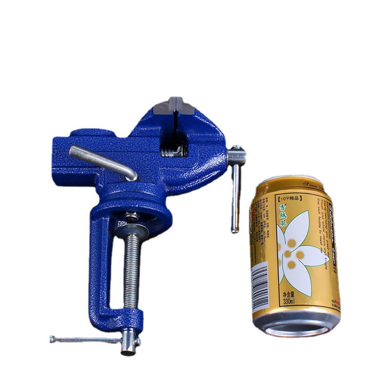 Household Universal Multi-Functional Bench Pliers Tool Miniature Flat Clamp Bench Vises