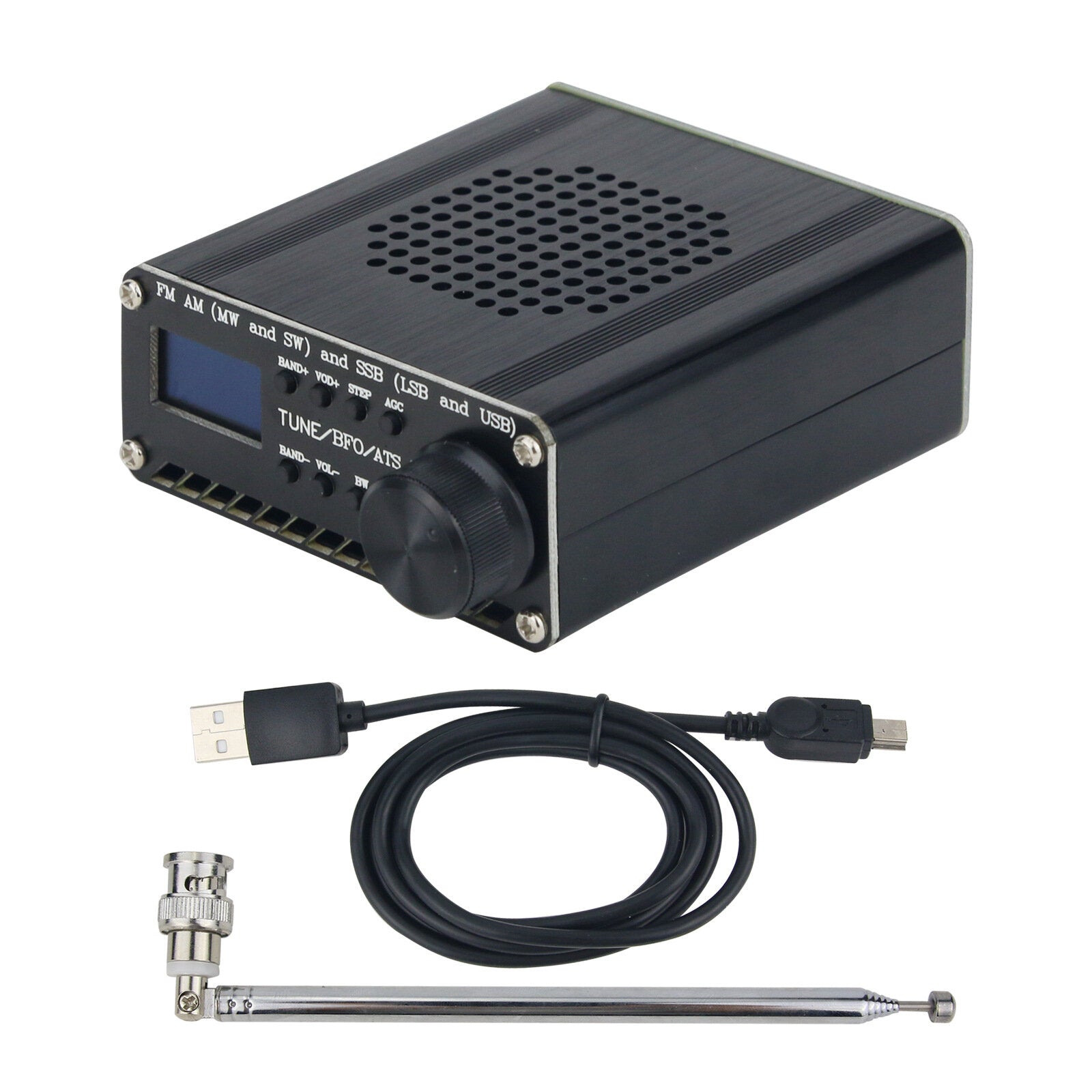 All Band Radio FM AM (MW And SW) And SSB (LSB And USB) With Antenna Lithium Battery Speaker