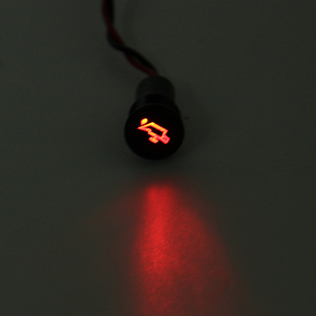 12V 16mm Metal LED Dash Panel Warning Pilot Light Indicator Lamp Boat