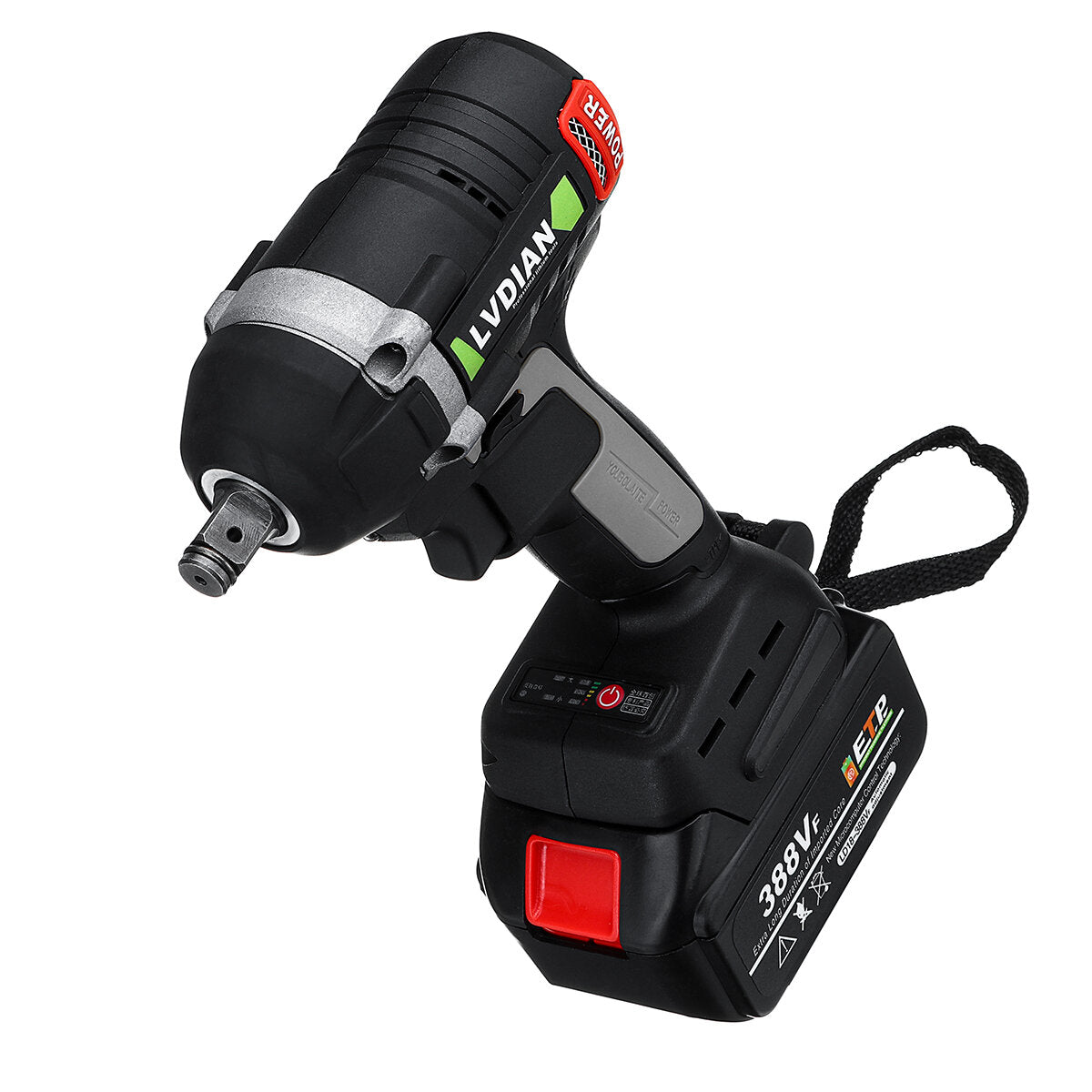 388VF 630N.m 19800mAh Brushless Cordless Electric Wrench