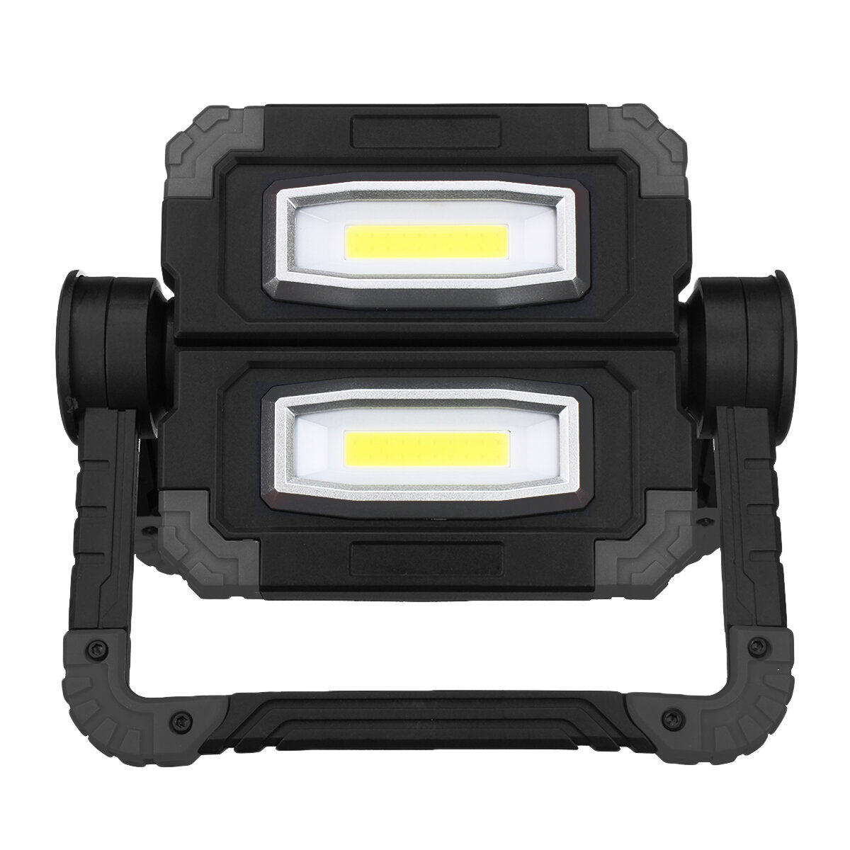 USB Rechargeable Outdoor Portable Work Lamp Searchlight Double Head COB Camping Light Anti-fall Flood Camp Spotlight