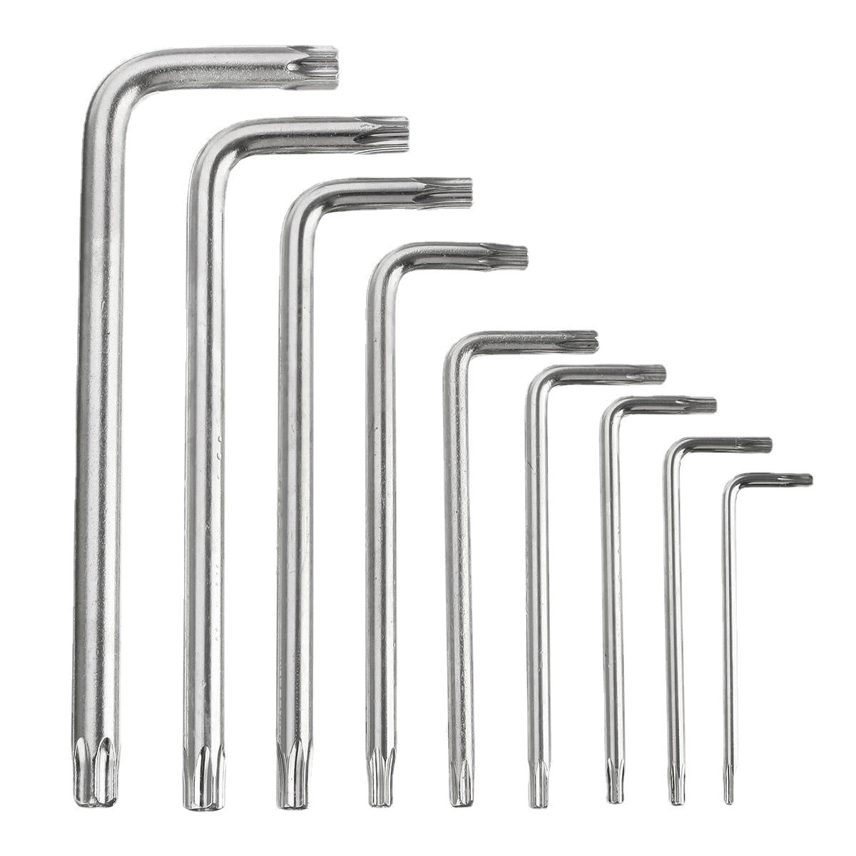 9pcs Torx Hex Wrench Screwdriver Star Key L Wrench Set