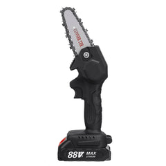 4 Inch 7500mAh Mini Electric Chain Saw Pruning Chainsaw Cordless Garden Tree Logging Trimming Saw
