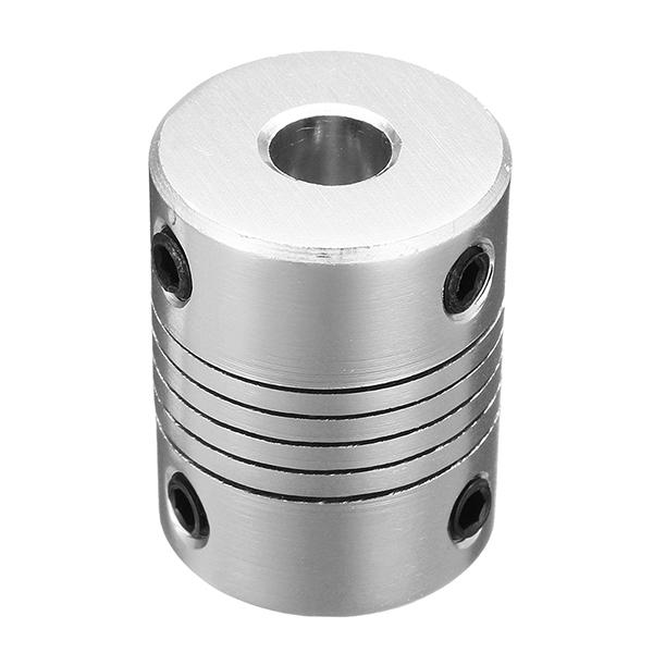 6.35mm x 10mm Aluminum Flexible Shaft Coupling CNC Stepper Motor Coupler Connector