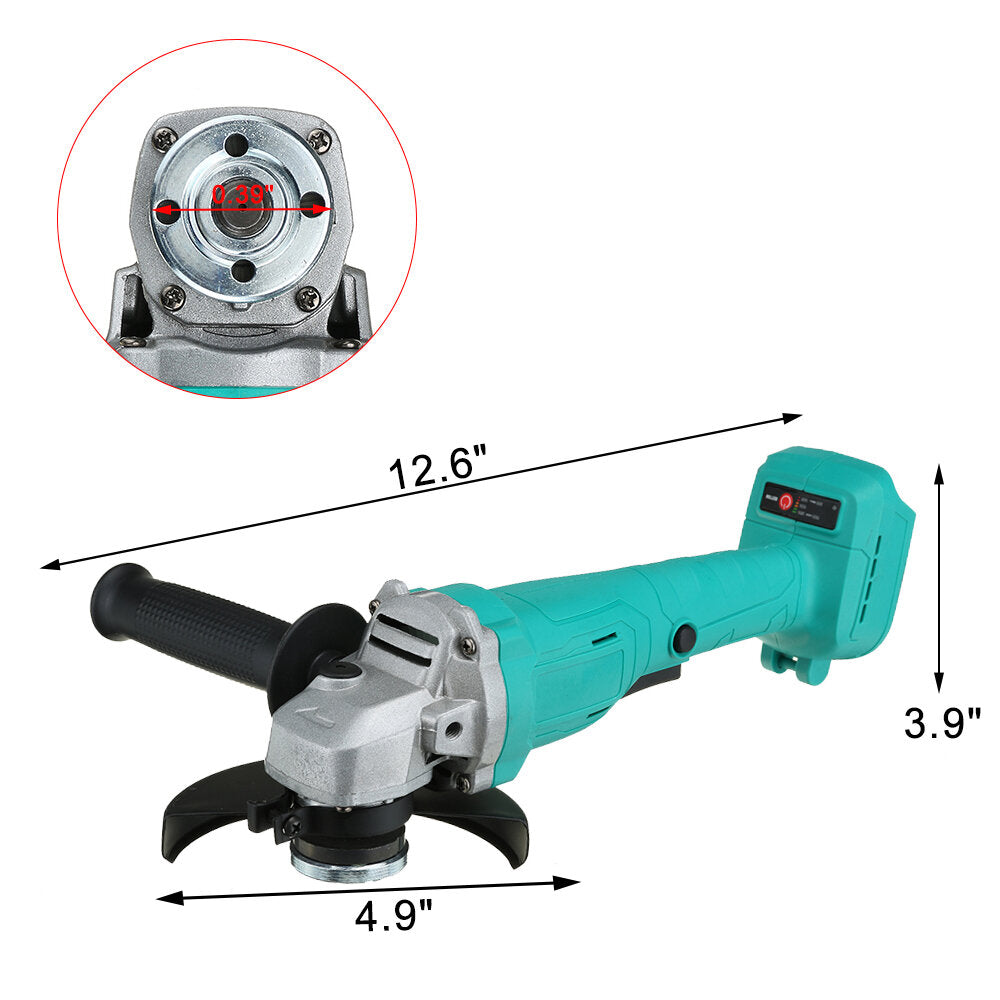 1600W 125mm Brushless Cordless Angle Grinder For Makita 18V Battery Electric Grinding Cutting Polisher