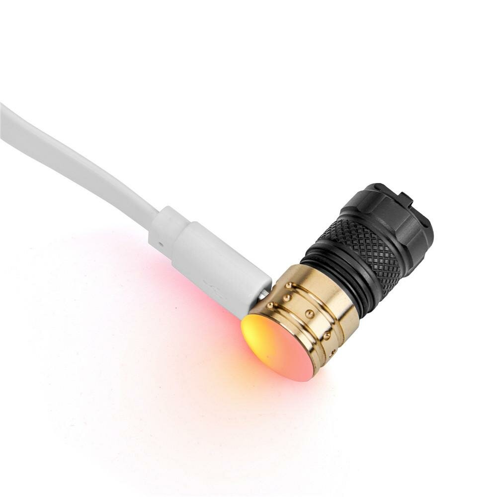 NANO KW CSLNM1.1 450LM 350M EDC Flashlight USB Rechargeable Mini LED Torch