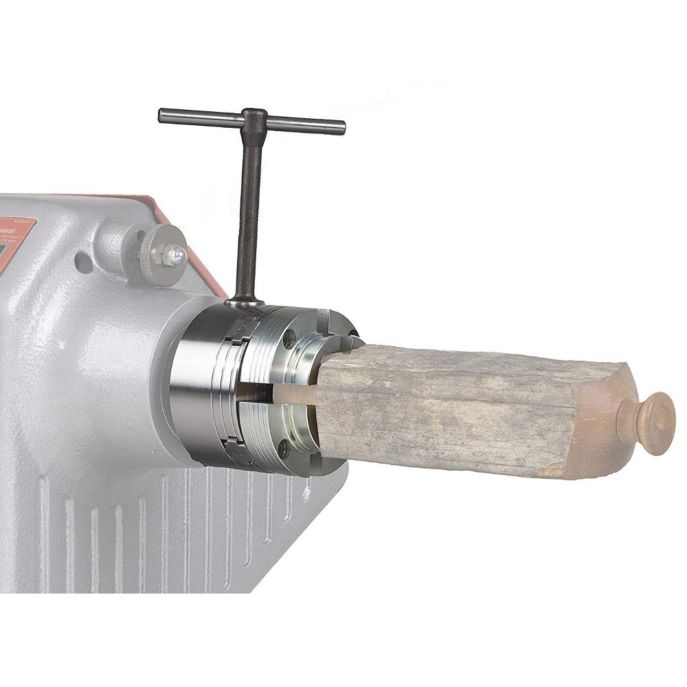 Reversible 3.5 Inch Wood Turning Chuck 1-Inch x 8TPI Thread Wood Lathe Chuck Accessory Jaws Wood Lathe Turning Tool