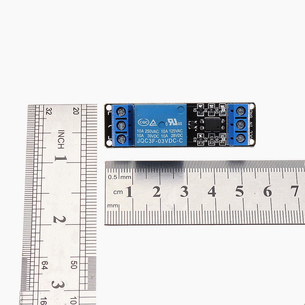20pcs 1 Channel 3.3V Low Level Trigger Relay Module Optocoupler Isolation Terminal
