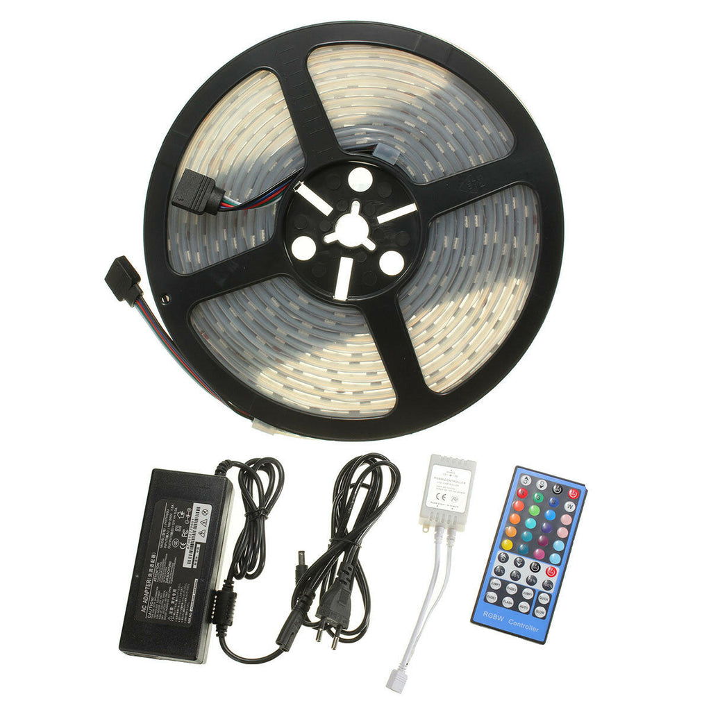 5M 300LED RGB+Warm White Flexible RGBW LED Strip Kit with 40-Key Remote Control