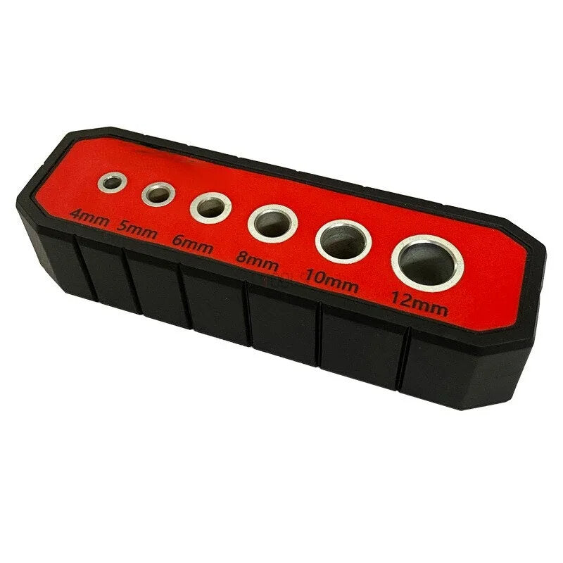 Hole Guide Circular Pipe Punching Locator - Accurate Drilling Tool with Anti-Slip Design, Lightweight & Durable for Woodworking