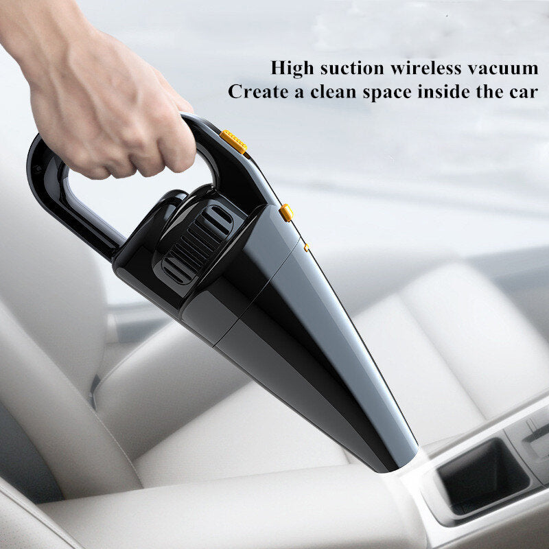 120W Wireless Car Vacuum Cleaner Wireless Rechargeable Dry And Wet Car Home Dual-use High Suction