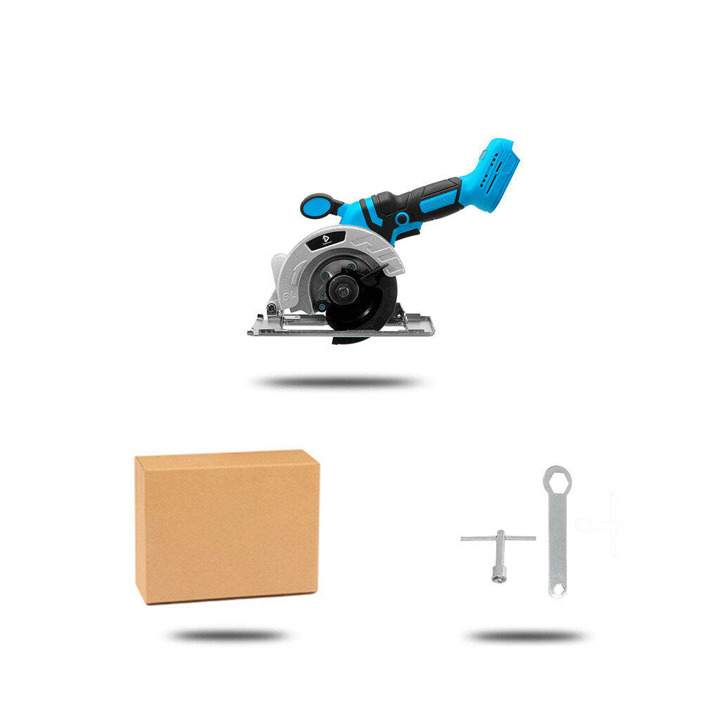 20V 125MM Electric Cordless Brushless Circular Saw Auxiliary Handle Household Woodworking Tools DIY Tools for Makita 18V Battery