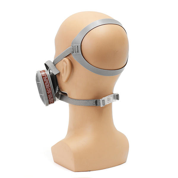 Double Gas Mask Protection Filter Chemical Half Face Respirator Mask