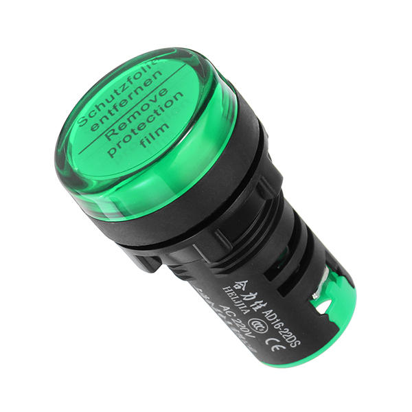 AC220V 22mm Indicator Lamp Signal Light Lamp LED Power Indicator Green