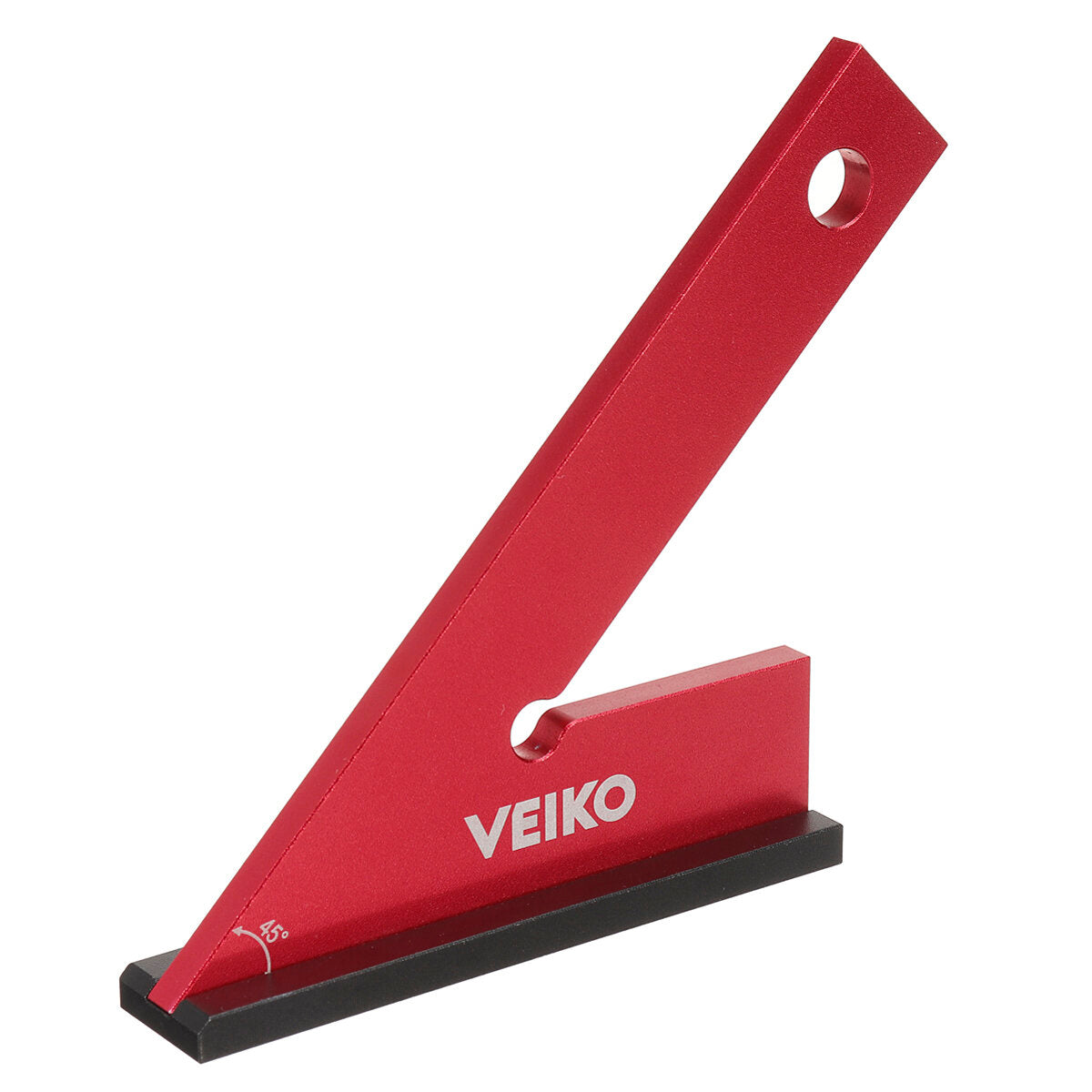 Aluminum Alloy Miter Square with Base 45 Degree Right Angle Ruler Miter Angle Corner Ruler Woodworking Measuring Tools