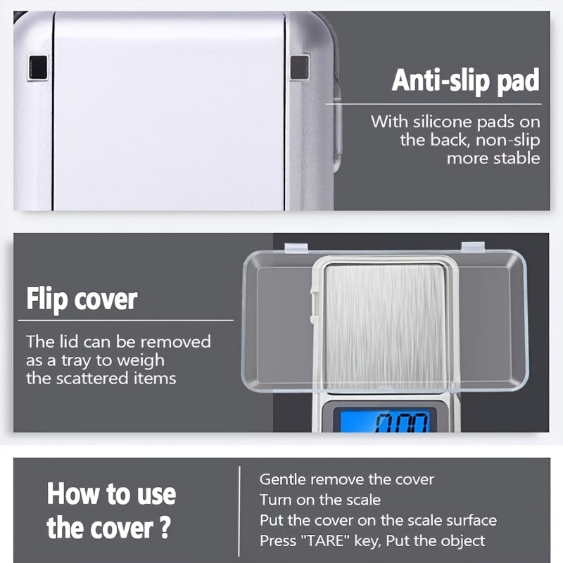 Mini Digital Scale With Backlight Automatic Power Off Function