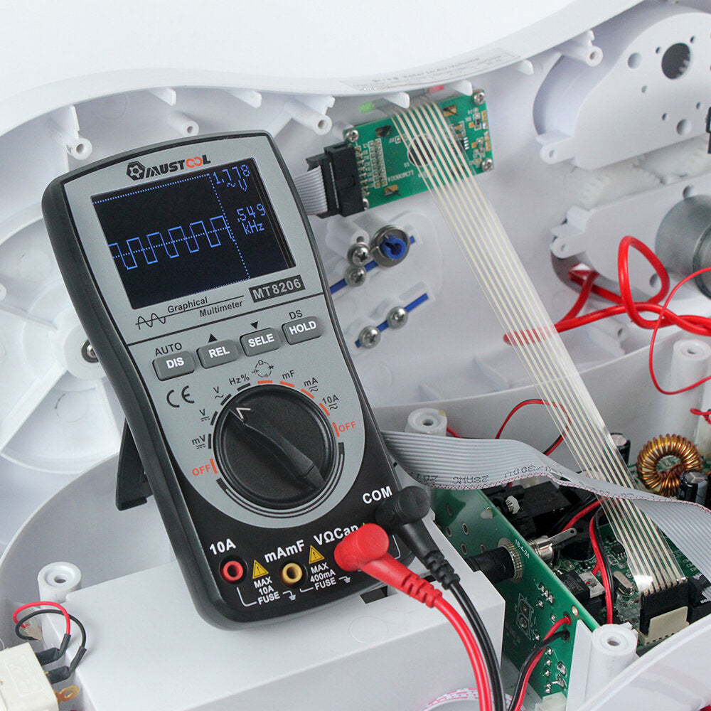 2 in 1 Intelligent Digital Oscilloscope Multimeter with Analog Bar Graph