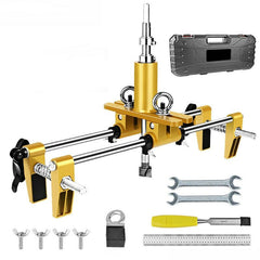 Jig Kit for Door Lock Mortiser - Metal Bracket, Drilling Rig, Tool Heads, Wrenches, Easy Operation, Lightweight, 11 lb