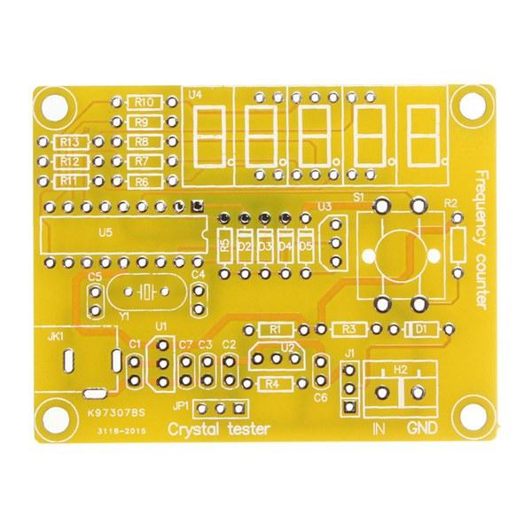 5Pcs DIY Frequency Tester 1Hz-50MHz Crystal Counter Meter With Housing Kit