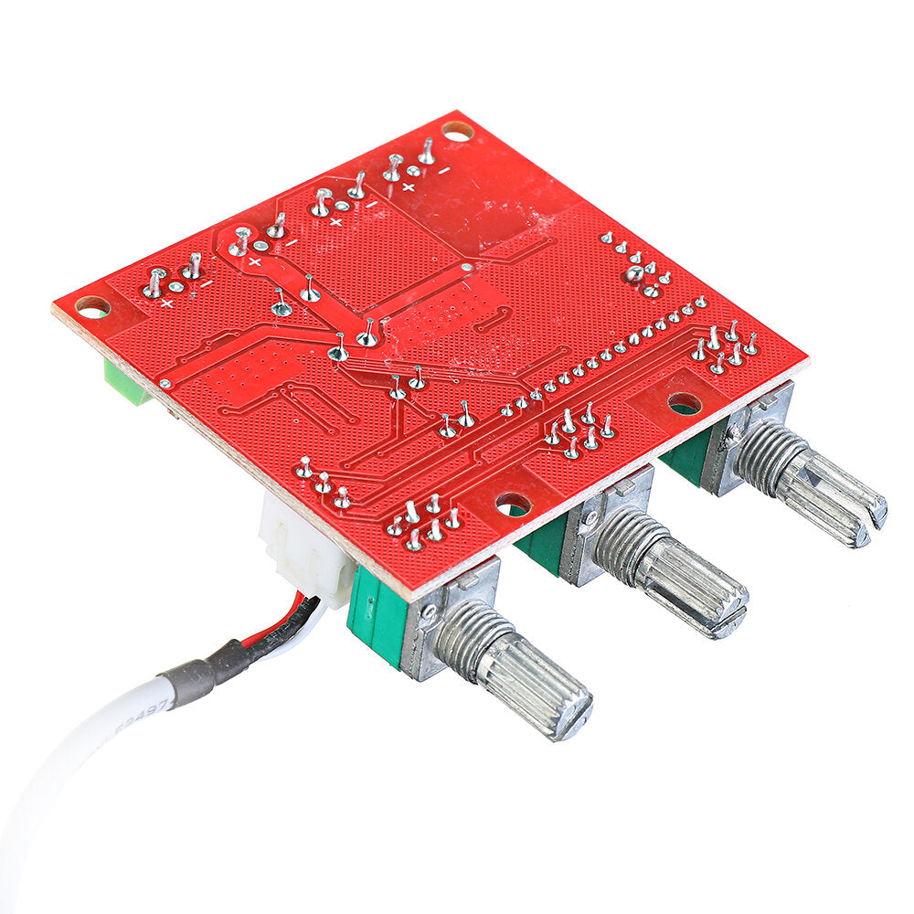 15Wx2 + 30W 2.1 Channel Bluetooth Subwoofer Amplifier Speaker Board Digital Active Lossless Computer Sound Amplifier DC 8-20V