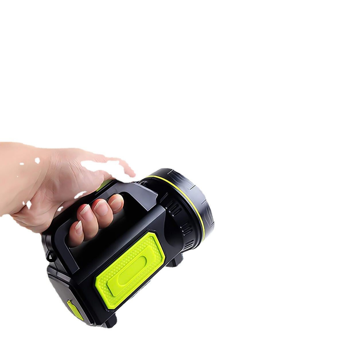 Super Bright LED Spotlight 2 Modes USB Rechargeable Searchlight Flashlight Work Light Waterproof Camping Hunting