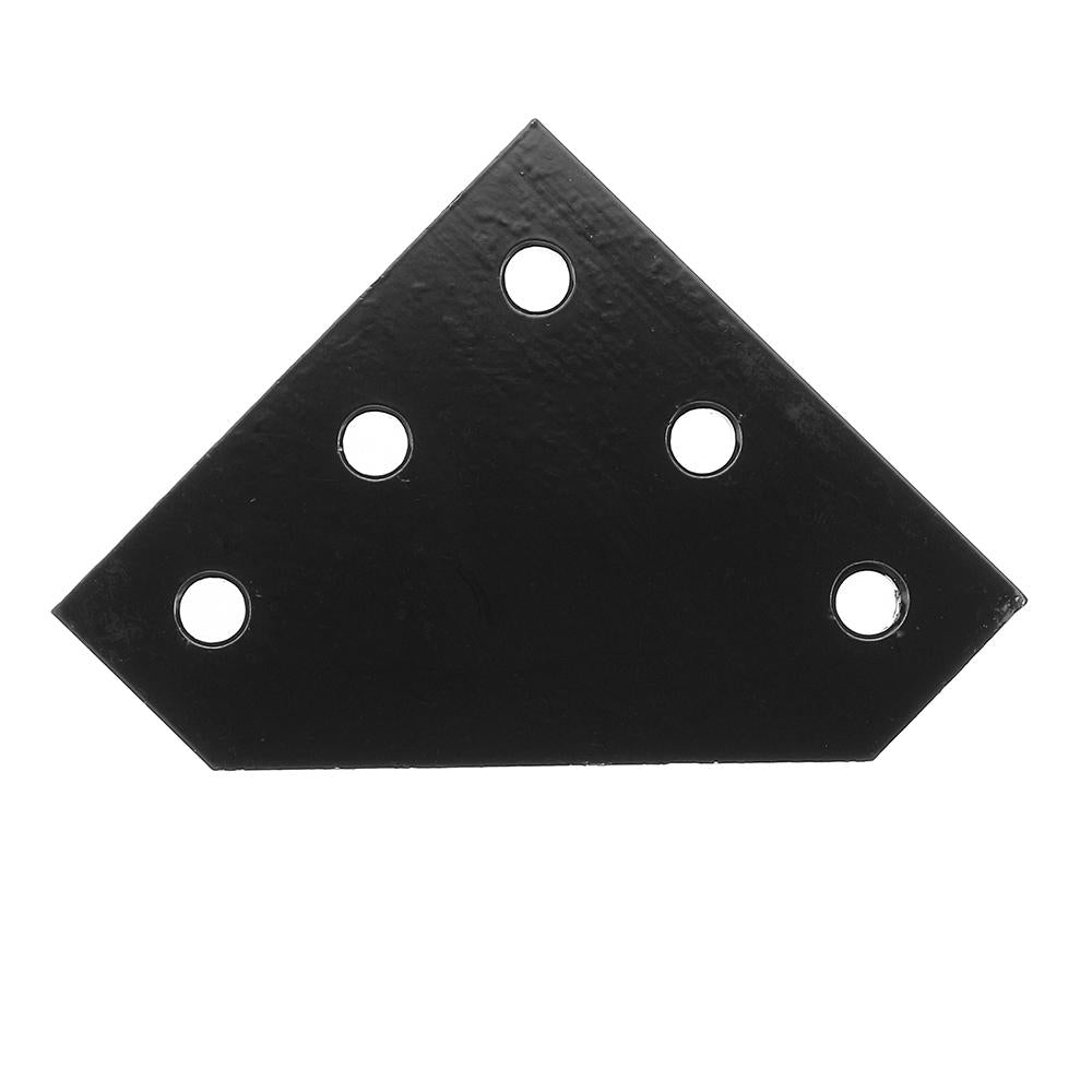 5 Holes Aluminum Profile Connector Joint Plate Corner Bracket for 2020 Aluminum Profile Pack4