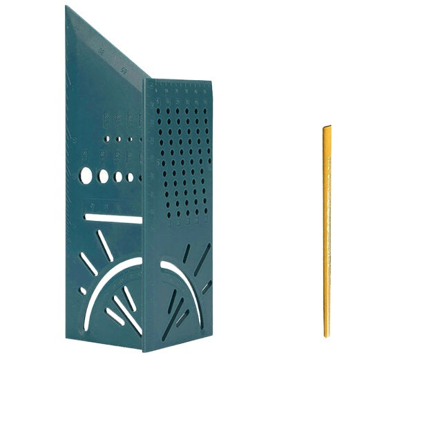 3D Angle Ruler - Multifunctional Measuring Tool for Woodworking, Durable ABS, Lightweight & Portable, Ideal for Engineers & Craftsmen