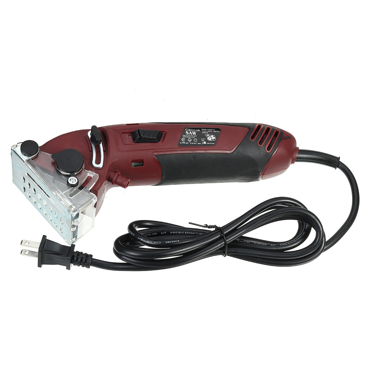 Mini Cutting Machine Electric Circular Saw Multi-Functional Handheld Grinder Kit Carpenter Woodwork Cutting Tools W/ 3pcs Blades