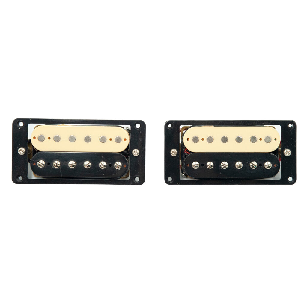 2 PCS Guitar Pickup Zebra Faced Humbucker Double Coil Electric Guitar Pickups 50/52mm Guitar Accessories