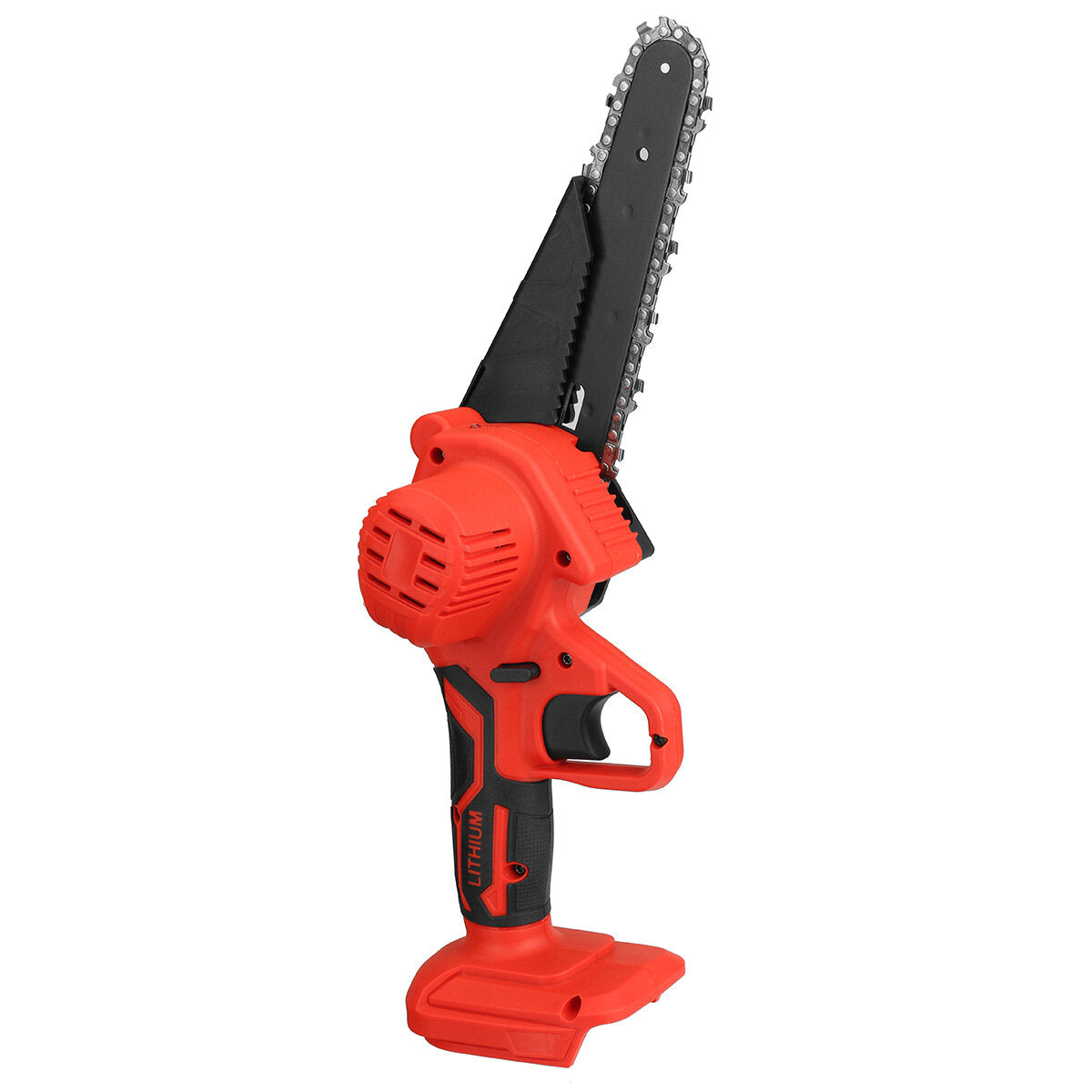 6 Inch 18V Electric Chain Saw Body Cordless One-Hand Chainsaw Woodworking Saws Cutting Tool