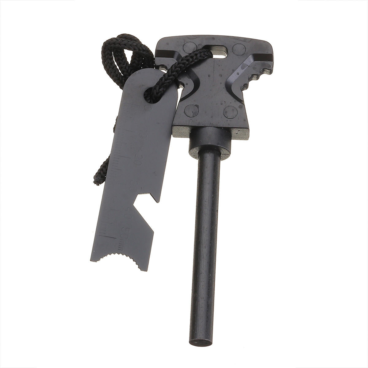 Emergency Survival Gear Kit SOS Survival Tools Kit With Umbrella Rope Compass Whistle Carabiner